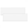 Set 2 Protectii perete autoadezive pentru usa auto 40 x 12 x 1.5 cm, Kwmobile, Alb, EVA, 46972.02