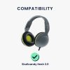Set 2 Perne de urechi pentru casti Skullcandy Hesh 2.0, Kwmobile, Negru, Spuma cu memorie, 48910.01