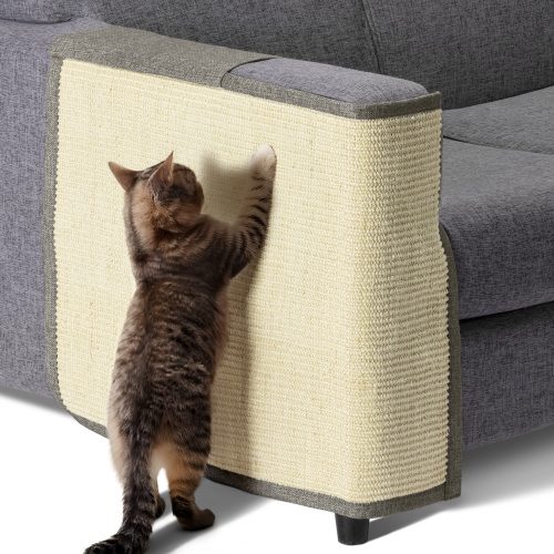 Protectie impotriva zgarieturilor pentru Pisici, 50x70 cm, Sisal, Maro, 47363.19.24