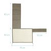 Protectie impotriva zgarieturilor pentru Pisici, 50x70 cm, Sisal, Maro, 47363.19.24