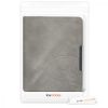 Husa pentru Tolino Vision 4 / Vision 3 / Vision 2, Piele ecologica, Gri, 48972.02