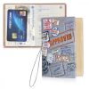 Husa de protectie pentru pasaport, Kwmobile, Multicolor, PVC, 49059.01