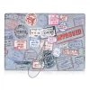 Husa de protectie pentru pasaport, Kwmobile, Multicolor, PVC, 49059.01