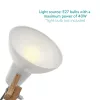Lampa de masa Navaris, birou din lemn, 38 cm, design minimalist, alba, lumina ambientala, alb, lemn
