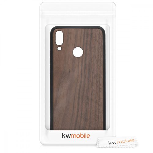 Husa Huawei Y9 (2019), Lemn, Maro, 49162.18