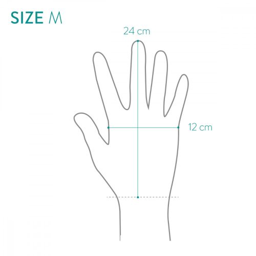 Manusi de gradinarit din piele intoarsa Navaris, Marime M, Tesatura Spandex, 49174.02