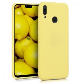Husa Huawei Y9 (2019), Silicon, Galben, 46533.49