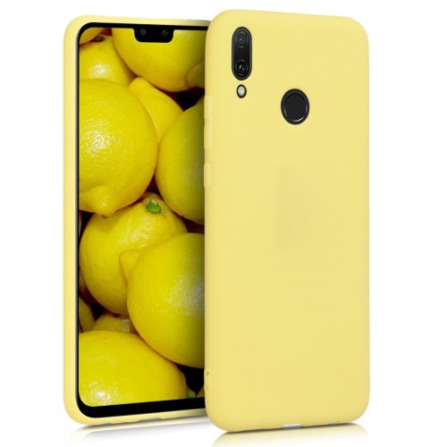 Husa Huawei Y9 (2019), Silicon, Galben, 46533.49