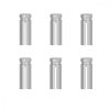Set 6 Protectori de zbor pentru darts, Kwmobile, Argintiu, Metal, 48140.35