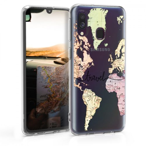 Husa Samsung Galaxy A40, Silicon, Multicolor, 48542.05
