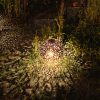 Lampa solara de exterior Navaris, Iluminare LED, Rotunda 16 cm, 49371.01