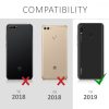 Set 3 folii de protectie pentru Huawei Y9 (2019), Kwmobile, Fata, Transparent, 49392.1