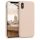 Husa Apple iPhone X / iPhone XS, Silicon, Bej, 42495.154