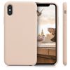 Husa Apple iPhone X / iPhone XS, Silicon, Bej, 42495.154