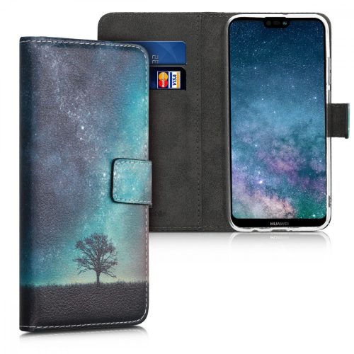 Husa Huawei P20 Lite (2019), Piele ecologica, Multicolor, 49456.03
