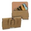 Husa Universala telefon, Piele ecologica, Maro, 49434.05