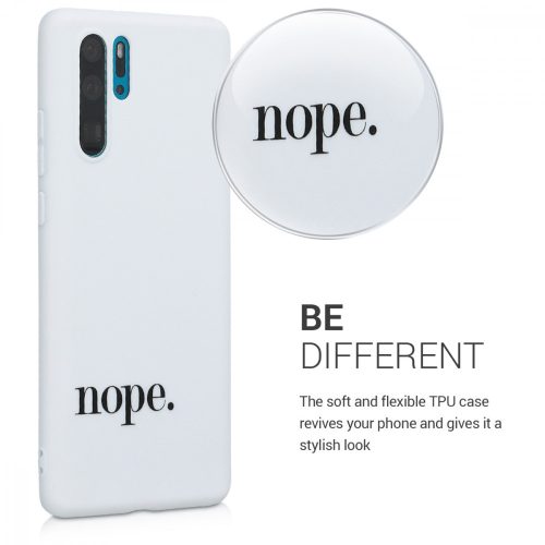 Husa Huawei P30 Pro, Silicon, Negru, 49468.01