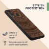 Husa Huawei P30 Lite, Lemn, Maro, 47506.04