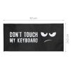 Husa pentru tastatura marime L, Kwmobile, Negru/Alb, Plastic, 49501.01