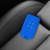 Husa Cheie Auto pentru Renault / Dacia - 4 Butoane - Keyless Go, Silicon, Albastru, 48035.04