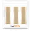 Set 3 Suporti tip inel pentru telefon, Kwmobile, Auriu, Plastic, 43997.05