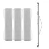 Set 3 Suporti tip inel pentru telefon, Kwmobile, Alb, Plastic, 43997.03