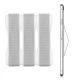 Set 3 Suporti tip inel pentru telefon, Kwmobile, Alb, Plastic, 43997.03