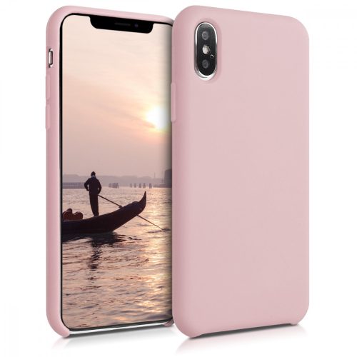 Husa Apple iPhone XS, Silicon, Roz, 46313.156