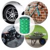 Set 5 Capace pentru valva , Kwmobile, Verde, Metal, 41665.07