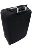 Husa pentru troler marime XL, Kwmobile, Negru/Alb, Lycra, 45230.4.01