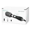 Perie styling cu aer cald Navaris, 4 atasamente, coafare uscata, negru/argintiu, plastic