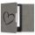 Husa pentru Tolino Vision 4 / Vision 3 / Vision 2, Piele ecologica, Gri, 48972.06