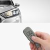 Husa Cheie Auto pentru VW / Skoda / Seat - 3 Butoane, Piele nabuc, Gri, 48571.06