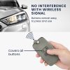 Husa Cheie Auto pentru Renault / Dacia - 4 Butoane - Keyless Go, Piele nabuc, Gri, 48565.05