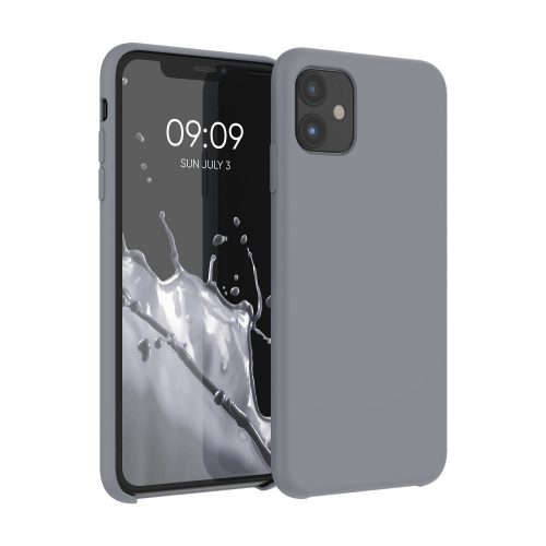 Husa Apple iPhone 11, Silicon, Gri, 49724.155