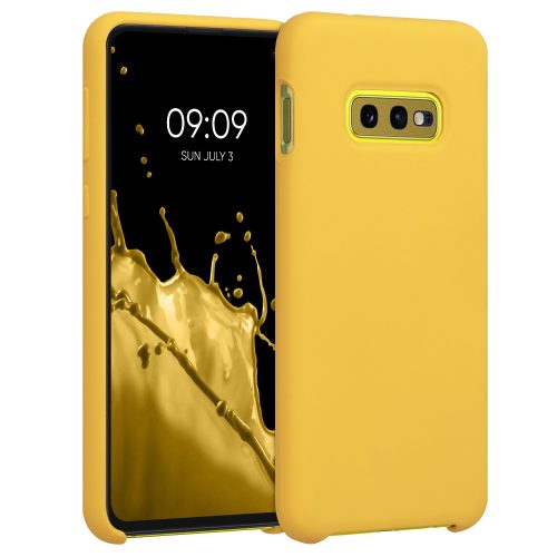 Husa Samsung Galaxy S10e, Silicon, Galben, 47944.143