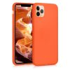 Husa iPhone 11 Pro Max, Silicon, Portocaliu, 49782.69