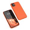 Husa Apple iPhone 11, Silicon, Portocaliu, 49783.69