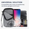 Husa Universala telefon L - 6,5 inch, Microfibra, Negru, 49866.3.02
