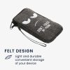 Husa Universala telefon L - 6,5 inch, Microfibra, Negru, 49866.3.03