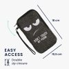 Husa Universala telefon L - 6,5 inch, Microfibra, Negru, 49866.3.03
