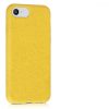 Husa Apple iPhone 8 / iPhone 7 / iPhone SE 2, Fibre vegetale, Galben, 49106.06
