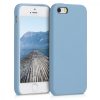 Husa Apple iPhone 5 / iPhone 5s / iPhone SE, Silicon, Albastru, 42766.161