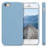 Husa Apple iPhone 5 / iPhone 5s / iPhone SE, Silicon, Albastru, 42766.161