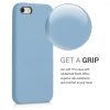 Husa Apple iPhone 5 / iPhone 5s / iPhone SE, Silicon, Albastru, 42766.161