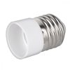 Set 10 Adaptoare dulie de la E27 la E14, Kwmobile, Alb, Plastic, 49973.10