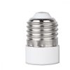 Set 10 Adaptoare dulie de la E27 la E14, Kwmobile, Alb, Plastic, 49973.10