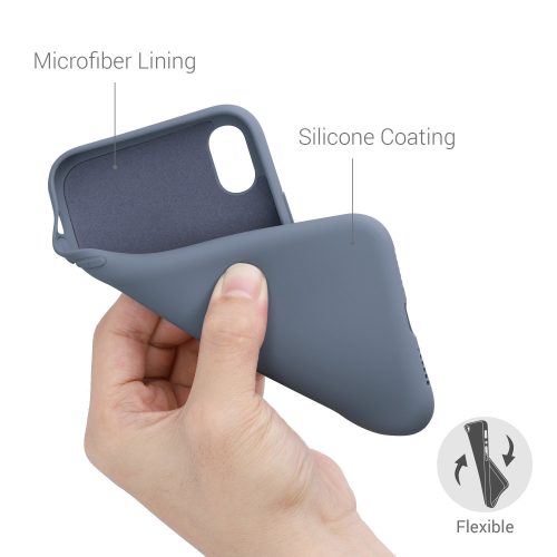 Husa Apple iPhone XR, Silicon, Albastru, 49983.12