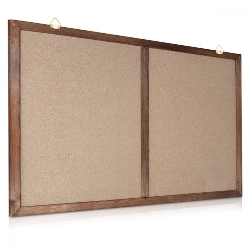 Tabla magnetica combinata cu creta si pluta Navaris, 90 x 60 cm, 50002.01