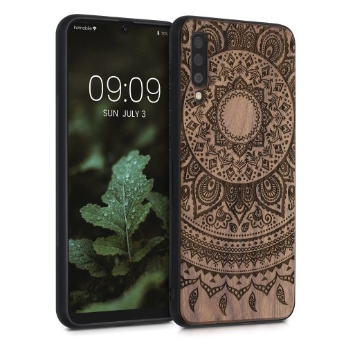 Husa Samsung Galaxy A50, Lemn, Maro, 48177.05